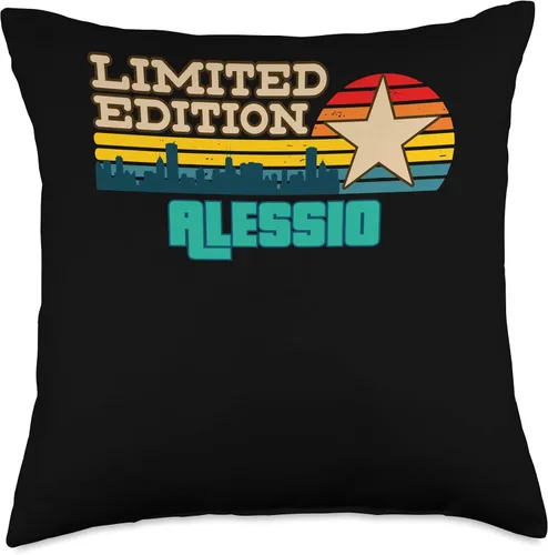 Miniatura 4 de Edición limitada Alex Retro Radio Cassette Name Throw Pillow