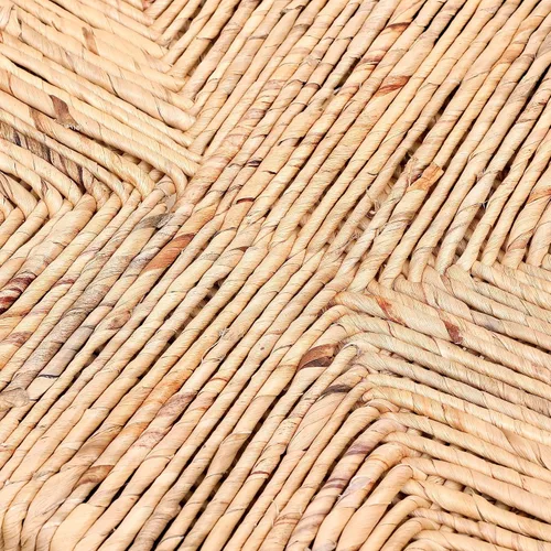 Miniatura 7 de Juego de 2 taburetes de bar de altura de mostrador, cuerda de papel tejida a mano y marco de metal, taburetes de isla de cocina de granja