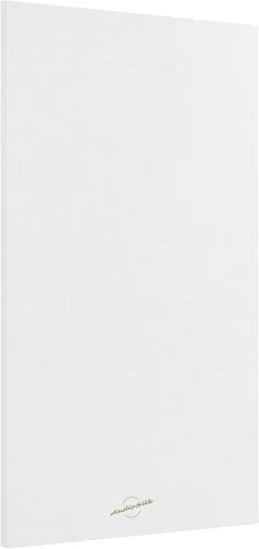 Panel acústico, grande, 46" x 23", blanco puro