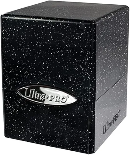 Miniatura 13 de Ultra PRO Satin Tower - Caja de 100+ cubierta negra con purpurina - Mecanismo de bloqueo a presión - Guarda de forma segura tarjetas de Pokémon