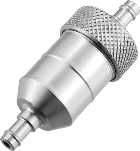 Miniatura 7 de X AUTOHAUX 0.315 in 5/16" manguera de diámetro aleación de aluminio motocicleta gasolina aceite combustible filtro limpiador verde