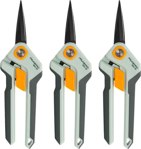 Miniatura 7 de PrunePro Tijeras de jardín Tijeras de podar afiladas de acero inoxidable antiadherente con revestimiento de teflón para cortes precisos, corte