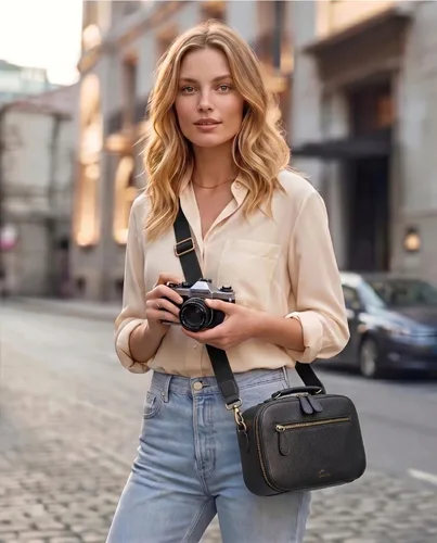 Miniatura 2 de Bolsa de hombro para cámara Divvia, bolsa de cámara impermeable de PU de cuero para fotógrafos, estuche pequeño a prueba de golpes con divisores