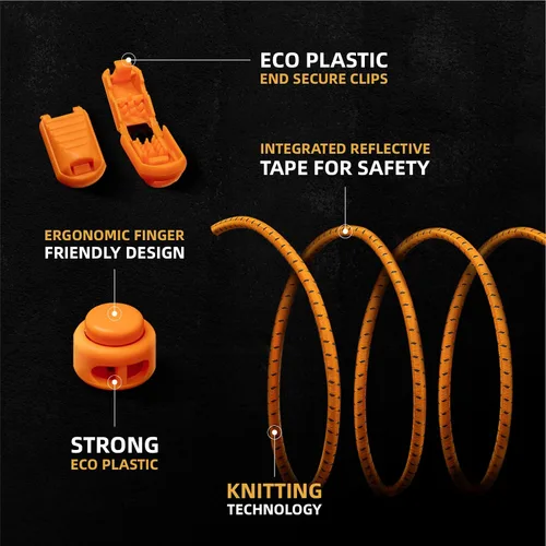 Miniatura 2 de Cordones sin atar, cordones elásticos sin atar, cordones de bloqueo fuertes, talla única para adultos y niños