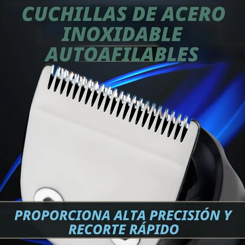 Miniatura 2 de OLOV For Man Cortadora de barba, kit de aseo todo en uno para hombre de 21 piezas y cortapelos, nariz, oído, cuerpo y cara, maquinilla de afeitar