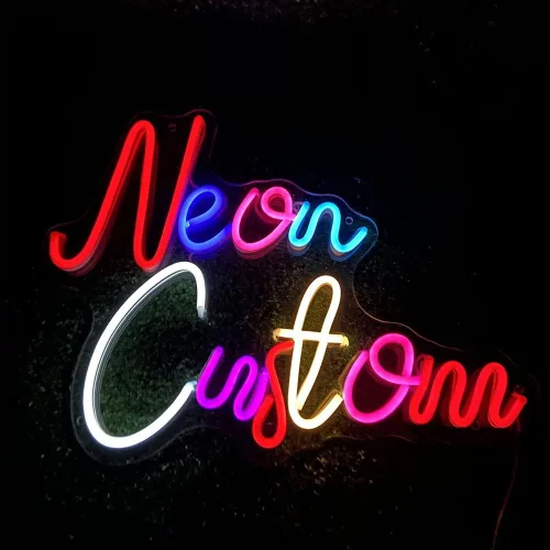 Miniatura 22 de Letreros de neón personalizados para bar y parrilla para decoración de pared, nombre personalizado, fecha, texto, hogar, bar, letrero con luz LED