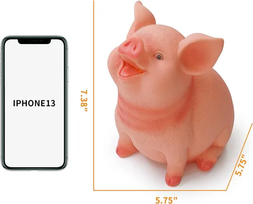 Miniatura 4 de DreamsEden Hucha - Caja de ahorro de plástico irrompible (cerdo lindo)