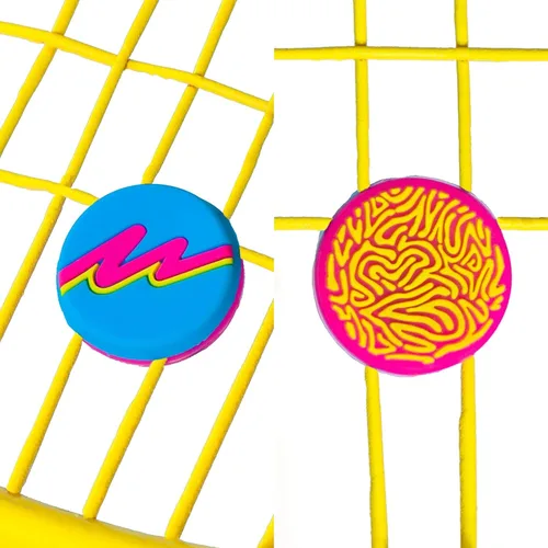 Miniatura 11 de Get A Grip Tennis Dampeners – Vibration Dampener for Tennis Rackets – Shock Absorbing, Reduce String Vibration & Improve Feel – Fun, Colourful