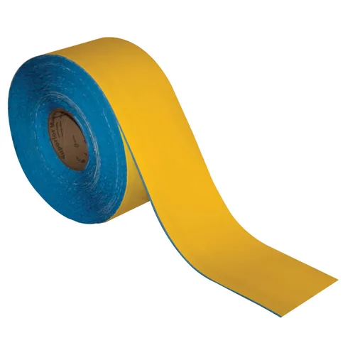 SmartSign Cinta de marcado de suelo amarilla de 4 pulgadas x 100 pies, cinta de vinilo de 32 mil, cinta de seguridad de uso industrial de marca