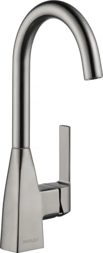 Peerless Xander P1819LF-SS - Grifo de fregadero de cocina de un solo mango, acero inoxidable
