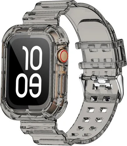 Miniatura 16 de NotoCity - Bandas transparentes para Apple Watch de 38 mm, 40 mm, 41 mm con estuche protector resistente transparente, compatible con Series 9, 8