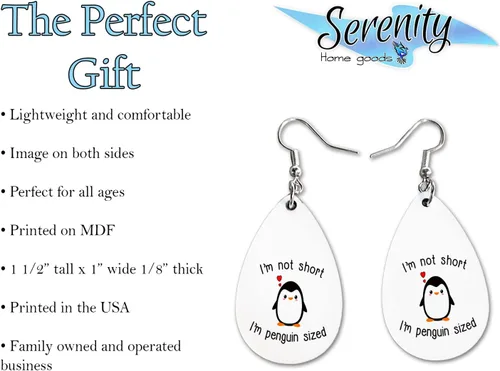 Miniatura 14 de Van Gogh - Juego de aretes colgantes divertidos Lindos aretes de joyería para niñas y mujeres Impresión de doble cara Regalo de cumpleaños
