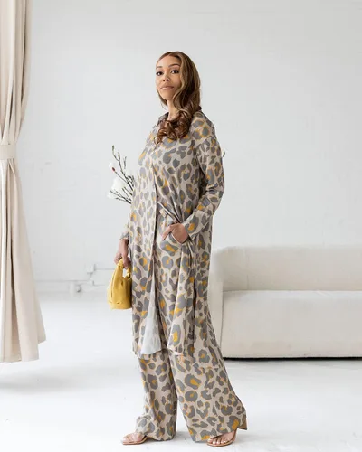Miniatura 4 de The Drop Vestido con estampado de guepardo crema irlandés para mujer por victoriouslogan