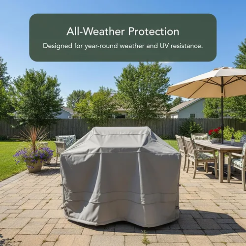 Miniatura 3 de Covermates Ultima - Funda para parrilla resistente para todo tipo de clima, con poliéster 600D, correas de hebilla ajustables, asas reforzadas