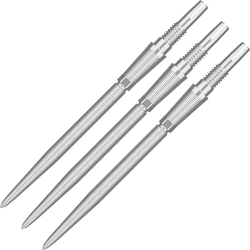 Target Darts Swiss Point Storm Nano Dart Points (3-Pack Tips) 26/30/35mm SP – Change Dart Point, Professional Dart Accessories plateado