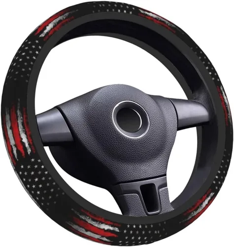 Funda para Volante Accesorios para Automóvil Antideslizante Transpirable Universal 15 Pulgadas Neopreno Decoración Interior del Auto para Hombres