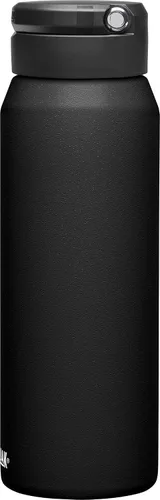 Miniatura 2 de CamelBak Fit Cap - Botella de agua aislada al vacío de acero inoxidable, 32 onzas, color negro Wild Strawberry