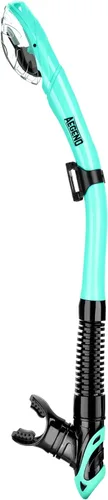 Miniatura 24 de Aegend - Esnórquel seco para buceo para adultos y jóvenes - Equipo de snorkel con válvula seca superior, perfecto para snorkel, buceo libre, Verde