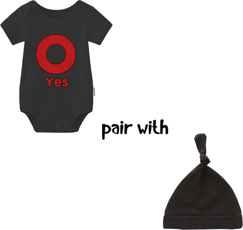 Miniatura 2 de Traje de trillizos para bebé, Yes We Are Triplets, recién nacido, gemelos, mameluco OMG con gorro