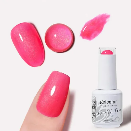 Miniatura 41 de Arte Clavo Esmalte de uñas de gel rosa lechosa de 0.5 fl oz, con luz LED, UV, remojado, transparente, rosa nude, manicura francesa, rosa claro