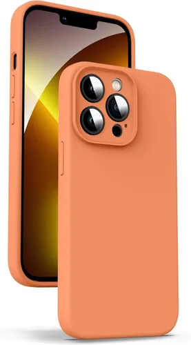 Miniatura 72 de Supdeal Funda de silicona líquida para iPhone 12 Pro Max, [protección de cámara] [antihuellas dactilares] [carga inalámbrica] Funda protectora de 4