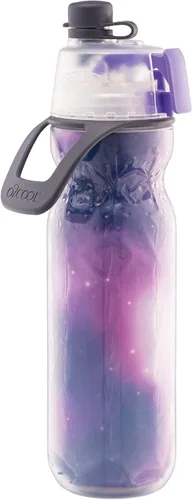 Miniatura 18 de O2COOL Mist 'N Sip botella de agua con vaporizador 2 en 1 con función de rociar y beber sin fugas con tapa de extracción (corazones)