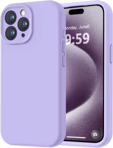 Miniatura 160 de LOVE 3000 Compatible con Funda para iPhone 15, [Cámara de Cobertura Completa de Silicona Suave] [Protección contra Caídas de 8 pies], Forro de Negro