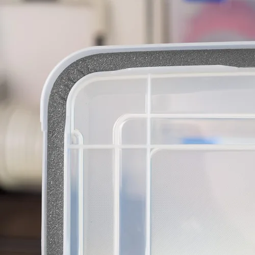 Miniatura 6 de IRIS USA WEATHERPRO - Caja de almacenamiento de 156 cuartos de galón con tapa de sello de junta, sin BPA, fabricada en Estados Unidos, contenedores