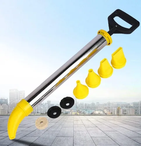 Pistola de lechada de mortero aplicador de pulverizador de mortero Pistola de calafateo de cemento de acero inoxidable Bomba de calafateo de cemento