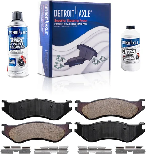 Miniatura 34 de Detroit Axle - Zapatas de freno traseras para Chevrolet Cobalt Cavalier HHR Malibu Pontiac G4 G5 Pursuit Sunfire Saturn Ion Reemplazo de zapatas