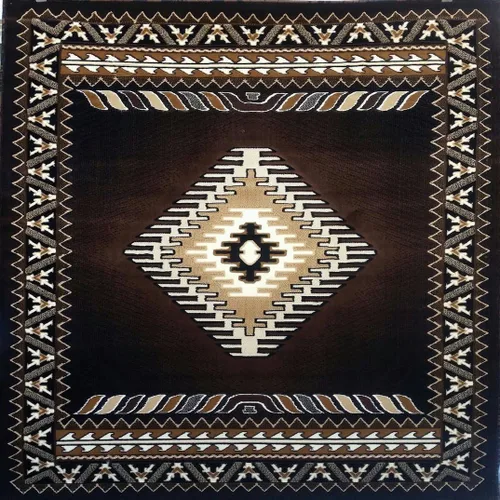 Miniatura 68 de Kingdom South West - Alfombra ovalada de nativos americanos, diseño bereber beige, D143 (3 pies x 4 pies 7 pulgadas, ovalada)