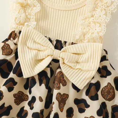 Miniatura 89 de Mubineo Ropa de verano para bebé niña, sin mangas, encaje floral, vestido de mameluco para recién nacido