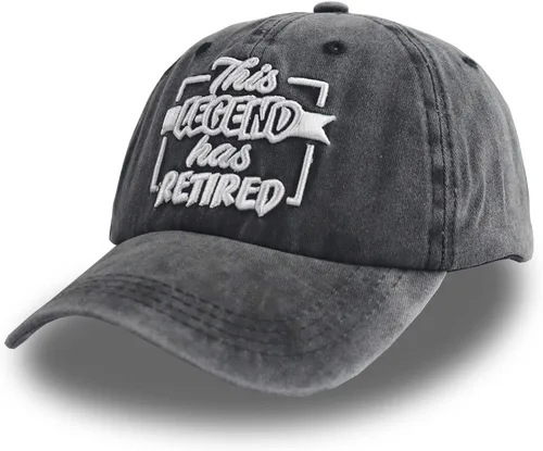 Miniatura 2 de KKMKSHHG Divertidos regalos de jubilación para hombres y mujeres, esta leyenda ha jubilado la gorra de béisbol