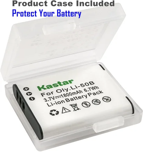Miniatura 2 de Kastar LB-050 LB-052 Cargador de batería LCD AC compatible con Kodak PixPro FZ151, PixPro FZ152, Pixpro FZ201, Pixpro SL10 Smart Lens, Pixpro SL25