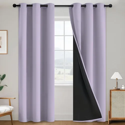 Miniatura 127 de SimpleHome - Cortinas opacas 100% para recámara, cortinas de ventana con ojales beige, con aislamiento térmico, cortinas de oscurecimiento