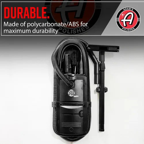 Miniatura 6 de Adam's Polishes Aspiradora montada en la pared - Aspiradora de alta calidad para detalles de automóviles para garaje o tienda Potente succión