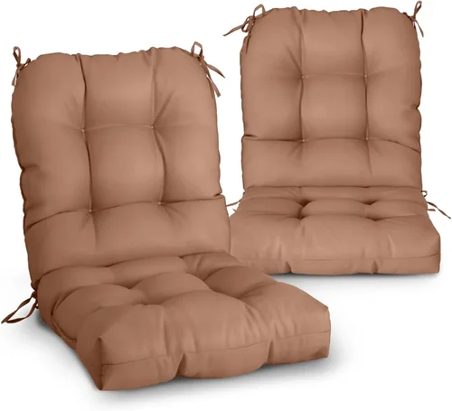 Miniatura 28 de EAGLE PEAK Cojín Acolchado para Silla de Exterior/Interior para Asiento/Respaldo, Juego de 1, 42'' x 21'', Azul Claro