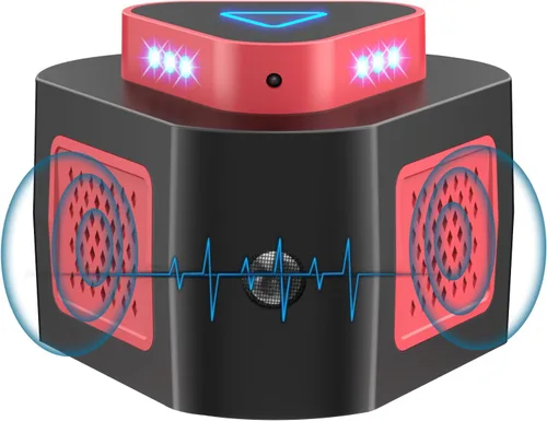 Repelente de ratones, enchufe ultrasónico con 4 modos y luz intermitente, bloqueador de mouse ultrasónico de 360° para el hogar, ático, sótano,