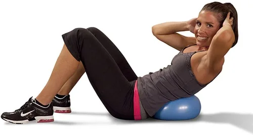 Miniatura 3 de ZJchao PVC Yoga Ball Mini Fitness Ball Explosion Proof Balance Yoga Ball for Home Office Gym Workout Strengthen Tone Muscles Improve Balance
