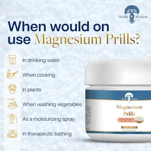 Miniatura 4 de Health and Wisdom Magnesium Prills – Kiln-Dried Magnesium Oxide Beads for Structured “Thin” Water – Long-Lasting, Reusable, NSF/ANSI Certified – Use