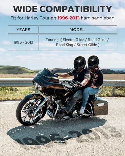 Miniatura 3 de Amazicha - Amortiguadores de montaje de goma para alforjas rígidas, compatibles con Harley Touring Street Glide Electra Glide Road Glide Road King