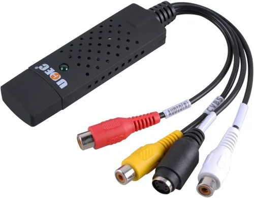Miniatura 3 de UCEC Convertidor RCA a USB, dispositivo de tarjeta de captura de audio y video USB 2.0 para PC, convertidor de video analógico a digital