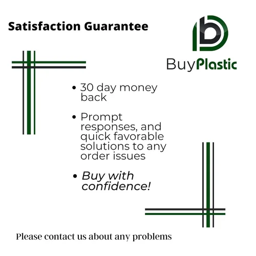 Miniatura 7 de BuyPlastic Hoja de plástico de policarbonato - Negro, 1/4" x 18" x 24" - Reemplazo de vidrio opaco, resistente a UV, clima e impacto