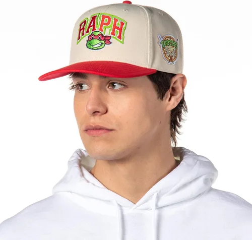 Miniatura 2 de Nickelodeon - Gorra clásica precurve bordada para hombre, diseño de tortugas ninja