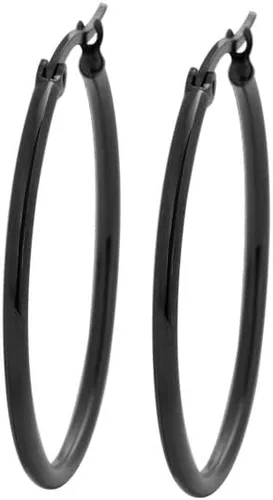 Miniatura 2 de Edforce - Arracadas de acero inoxidable (20-60mm de diámetro)
