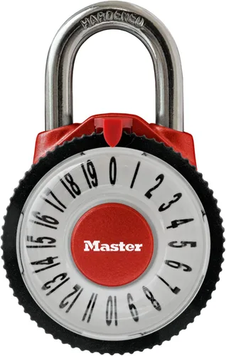 Miniatura 8 de Cerradura de combinación Master Lock para casilleros de gimnasio – Candado de combinación para casillero Master Lock, paquete, azul – La cerradura