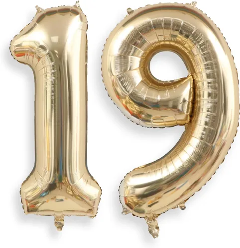 Miniatura 34 de AULE Globos grandes de 40 pulgadas, número 0, negros, grandes, de papel de aluminio, globos de número de helio 0-9, gigantes, jumbo, felices