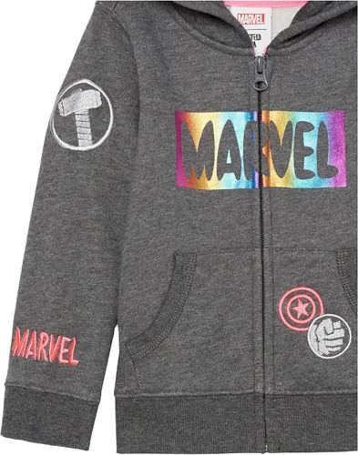 Miniatura 5 de Tienda Essentials Disney Marvel Star Wars Frozen Sudadera con capucha de forro polar con cremallera para niñas y niños pequeños
