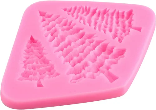 Miniatura 4 de ZiXiang Molde de silicona para pastel de árbol de Navidad, fiesta de cumpleaños, bricolaje, decoración de pasteles, decoración de cupcakes, arcilla