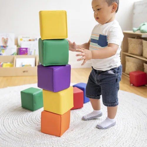 Miniatura 7 de ECR4Kids Softzone - Bloques blandos para niños (12 piezas)